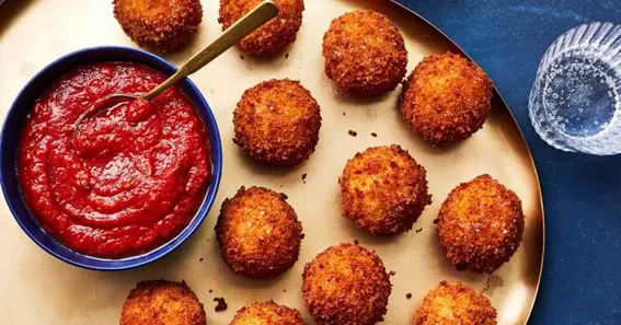 Cheeseburger Arancini